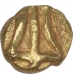 Rare Gold Fanam Coin of Chalukyas of Kalyana.