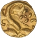 Gold Gadyana Coin of Chalukyas of Badami.