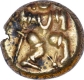 Gold Pagoda Coin of Bukkaraya I of Sangama Dynasty of Vijayangara Empire.