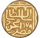 Gold Tanka Coin of Shams ud Din Muzaffar III of Gujarat Sultanate.