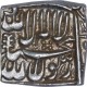 Silver Square One Rupee Coin of Akbar Katak Mint. 