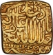 Gold Square Mohur Coin of Akbar of Patna Mint.