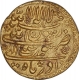 Gold Mohur Coin of Shahjahan of Surat Mint of Azar Month.