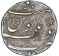 Silver Half Rupee Coin of Aurangzeb of Surat Mint.