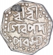 Silver Half Rupee Coin of Rudra Simha of Assam Kingdom.