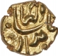 Gold Fanam Coin of Balapur Mint of Nawabs of Sira.