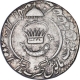 Silver One Rupee Coin of Amjad Ali Shah of Lucknow Mint of Awadh State.