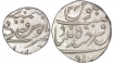 Silver One Eight & One Fourth Rupee Coins of Mir Mahbub Ali Khan of Farkhanda Bunyad Haidarabad Mint of Hyderabad State.