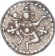 Silver Quarter Pavali Rupee Coin of Krishnaraja Wadiyar III of Mahisur Mint of Mysore State.