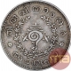 Silver Half Rupee Coin of Bala Rama Varma II of Travancore State.