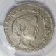 Silver One Rupia Coin of Pedro V of Goa of India Portuguese.