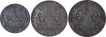 Set of Three Copper Half Pice One Pice & Two Pice Coin of Bombay Presidency.