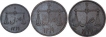 Set of Three Copper Half Pice One Pice & Two Pice Coin of Bombay Presidency.