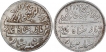 Silver One Rupee Coins of Arkat Mint of Madras Presidency.