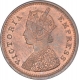 Copper One Twelfth Anna Coin of Victoria Empress of Bombay Mint of 1883.