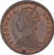 Copper One Twelfth Anna Coin of Victoria Empress of Calcutta Mint of 1893.