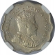 Cupro Nickel One Anna Coin of King George V of Bombay Mint of 1907.