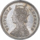 Silver Two Annas Coin of Victoria Empress of Bombay Mint of 1891. 