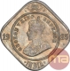 Cupro Nickel Two Annas Coin of King George V of Bombay Mint of 1925.