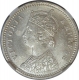 Rare Silver Quarter Rupee Coin of Victoria Empress of Calcutta Mint of 1898.