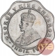 Cupro Nickel Four Annas Coin of King George V of Bombay Mint of 1920.