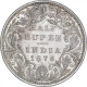 Silver Half Rupee Coin of Victoria Queen of Bombay Mint of 1876.