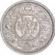 Silver Half Rupee Coin of King George V of Calcutta Mint of 1914.