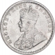 Silver Half Rupee Coin of King George V of Calcutta Mint of 1914.