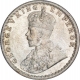 Silver Half Rupee Coin of King George V of Calcutta Mint 1916.