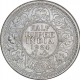 Silver Half Rupee Coin of King George V of Calcutta Mint of 1924.