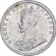 Silver Half Rupee Coin of King George V of Calcutta Mint of 1930.