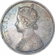 Silver One Rupee Coin of Victoria Queen of Bombay Mint of 1862. 