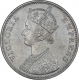 Silver One Rupee Coin of Victoria Empress of Calcutta Mint of 1897.  