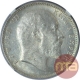 Silver One Rupee Coin of King Edward VII of Bombay Mint of 1904.