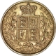 Gold Soverign Coin of Victoria DEI of London Mint of United Kingdom.