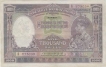 1938 British India Note of One Thousand Rupees of King George VI Signed by J B Taylor of Bombay Circle.