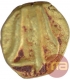 Rare Gold Quarter Fanam Coin of Chalukyas of Kalyani.