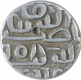 Silver Quarter Tanka Coin of Nasir ud Din Mahmud Shah I of Mustafabad Mint of Gujarat Sultanate.