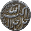 Silver One Rupee Coin of Akbar of Lahore Mint of Aban Month. 