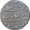 Silver One Rupee Coin of Aurangazeb Alamgir of Aurangabad Mint.