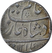 Silver One Rupee Coin of Shah Alam Bahadur of Azimabad Mint.