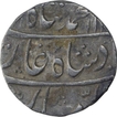 Silver One Rupee Coin of Muhammad Shah of Itawa Mint.