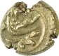 Gold Half Pagoda Coin of Muhammad Shah of Guti Mint.