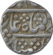 Silver One Rupee Coin of Sawai Jaipur Mint of Karauli State.