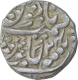 Silver One Rupee Coin of Sawai Jaipur Mint of Karauli State.