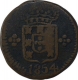 Copper Fifteen Reis Coin of Pedro V of Indo Portuguese.