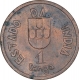 Bronze One Tanga Coin of Indo Portuguese.