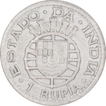 Silver One Rupia Coin of Portuguese Administration of Indo Portuguese.