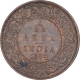 Copper One Twelfth Anna Coin of Victoria Empress of Calcutta Mint of 1894.