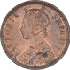 Copper One Twelfth anna Coin of Victoria Empress of Calcutta Mint of 1901.